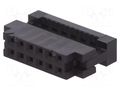 Connector: IDC; plug; female; PIN: 12; Minitek; IDC; 2mm; 2x6; 1mm AMPHENOL COMMUNICATIONS SOLUTIONS 89361-112LF