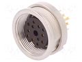 Connector: M16; socket; female; PIN: 12; 3A; 60V; soldering; IP40 LUMBERG KFV-120