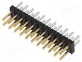 Connector: wire-board; pin header; male; PIN: 22; Minitek; 2A; THT AMPHENOL COMMUNICATIONS SOLUTIONS 57102-F08-11ULF