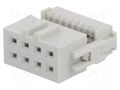 Connector: IDC; plug; female; PIN: 8; Quickie; IDC; for ribbon cable AMPHENOL COMMUNICATIONS SOLUTIONS 71600-008LF