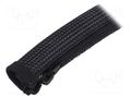 Braid; polyester; black; L: 2m; Features: multi use; ØBundle : 20mm LOGILINK PC-KAB0047