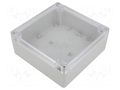 Enclosure: multipurpose; X: 150mm; Y: 150mm; Z: 60mm; ZP; ABS; gasket KRADEX ZP15015060JPHABSPC