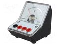 Voltmeter; 0÷3V,15V,30V; 90x106x103mm; 2%; Meter: analogue; 50Ω PEAKTECH PKT-P205-06