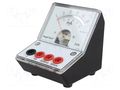 Ammeter; 0÷50mA,500mA,5A; 90x106x103mm; 2%; Meter: analogue; 50Ω PEAKTECH PKT-P205-04