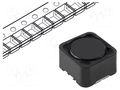Inductor: wire; SMD; 12uH; 6.45A; 21mΩ; ±20%; 12x12x8mm; -40÷85°C FERROCORE DE1207-12