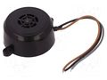 Sound transducer: piezo signaller; 80÷90dB; Colour: black; 36÷48V MPM BCP-2