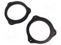 Spacer ring; MDF; 165mm; Kia; impregnated; 2pcs. BASSER D.MDF.KIA02