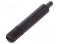 Knob; shaft knob; black; Ø4.9x25.5mm PIHER PT-105119