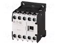 Contactor: 4-pole; NO x4; 110VDC; 6A; DILER; screw terminals EATON ELECTRIC DILER-40-G-110VDC