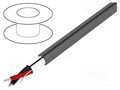 Wire; Alpha Essential C&C; 1x2x24AWG; shielded,Al-PET foil; PVC ALPHA WIRE 5471C-SL002