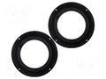 Spacer ring; MDF; 165mm; Audi; impregnated; 2pcs. BASSER D.MDF.AUDI03