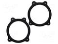 Spacer ring; MDF; 165mm; BMW; impregnated; 2pcs. BASSER D.MDF.BMW05