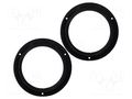 Spacer ring; MDF; 165mm; Mercedes; impregnated; 2pcs. BASSER D.MDF.MERCEDES01