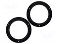 Spacer ring; MDF; 165mm; Mercedes; impregnated; 2pcs. BASSER D.MDF.MERCEDES01