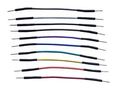 JUMPER WIRES, MULTI-COLORED, 20CM, 24AWG TW-MM-20C