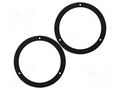 Spacer ring; MDF; 165mm; Nissan; impregnated; 2pcs. BASSER D.MDF.NISSAN01