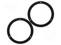 Spacer ring; MDF; 165mm; Nissan; impregnated; 2pcs. BASSER D.MDF.NISSAN01