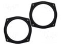 Spacer ring; MDF; 165mm; SsangYong; impregnated; 2pcs. BASSER D.MDF.SSANGYONG01