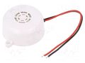 Sound transducer: piezo signaller; 12÷24VDC; Sound level: 100dB MPM BUZ-C