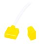 Wiring method for Neon Flex HXR One / yellow / bottom feed front cap+30cm power cable+tail end cap 01-011-020-58 5903268410909