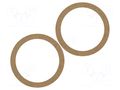 Spacer ring; MDF; 165mm; 2pcs. BASSER MDF.UNI15