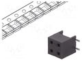 Connector: wire-board; socket; female; PIN: 4; Minitek; 2A; vertical AMPHENOL COMMUNICATIONS SOLUTIONS 55510-304TRLF/C