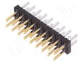 Connector: wire-board; pin header; male; PIN: 18; Minitek; 2A; THT AMPHENOL COMMUNICATIONS SOLUTIONS 57102-F08-09ULF