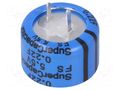 Supercapacitor; THT; 0.22F; 5.5VDC; -20÷80%; Body dim: Ø16.5x13mm KEMET FS0H224ZF