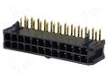 Connector: wire-board; socket; male; PIN: 24; Minitek® Pwr 3.0 AMPHENOL COMMUNICATIONS SOLUTIONS 10127720-242LF
