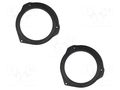 Spacer ring; MDF; 165mm; Mercedes; impregnated; 2pcs. BASSER D.MDF.MERCEDES08