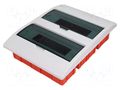 Enclosure: for modular components; IP40; plaster embedded; white ELEKTRO-PLAST NASIELSK EPN-2415-01