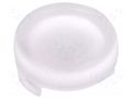 LED lens; round; polycarbonate; transparent; 5mm; Front: convex FIX&FASTEN FIX-LC5-7