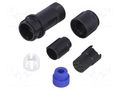 Connector: circular; plug; female; PIN: 10; w/o contacts; UL94V-0 BULGIN PXP4011/10S/5560