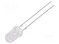 LED; UV; 15°; 20mA; 360÷370nm; 3÷3.8VDC; THT OPTOSUPPLY OSV1YL5111A