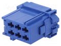 Connector: automotive; plug; female; MCP 2.8; PIN: 6; for cable TE Connectivity 8-968970-1