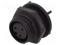Connector: circular; socket; female; PIN: 3; 250V; Buccaneer 400 BULGIN PX0413/03S/PC