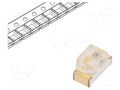 LED; orange; SMD; 0603; 180÷300mcd; 2÷2.5VDC; 1.6x0.8x1.1mm; 120° KINGBRIGHT ELECTRONIC KP-1608SEC