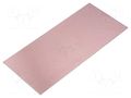 Laminate; aluminium; 1.5mm; L: 210mm; W: 100mm; Coating: copper SOLDER PEAK L100X210AL15/35
