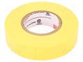Tape: electrical insulating; W: 19mm; L: 20m; Thk: 0.18mm; yellow PLYMOUTH PLH-PR37-19-20/YE