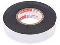 Tape: electrical insulating; W: 19mm; L: 9.1m; Thk: 0.8mm; black PLYMOUTH PLH-W963-19-9