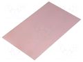 Laminate; aluminium; 1mm; L: 160mm; W: 100mm; Coating: copper SOLDER PEAK L100X160AL10/70