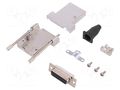 Connector: D-Sub; PIN: 26; plug; male; soldering; for cable; black ENCITECH DTSL15-TJSRGHDP26K