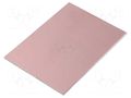 Laminate; aluminium; 1.5mm; L: 100mm; W: 75mm; Coating: copper SOLDER PEAK L75X100AL15/70