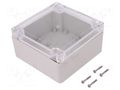 Enclosure: multipurpose; X: 120mm; Y: 120mm; Z: 60mm; ZP; ABS; gasket KRADEX ZP12012060JPHABSPC