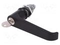 Lock; zinc and aluminium alloy; 30mm; black finish RST ROZTOCZE 2.L30.002-30