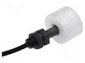 Sensor: liquid level; -20÷90°C; OUT: SPST-NO; cables; 0.5A; 10W MEDER LS01-1A66-PP-500W