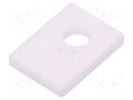 Heat transfer pad: ceramic; TO126,TO32; L: 8mm; W: 11mm; Thk: 1.5mm FISCHER ELEKTRONIK AOS32