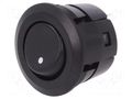 ROCKER; SPST; Pos: 2; ON-OFF; 3A/250VAC; black; none; DS-059; 1.5kV MIYAMA DS059K-WD-K