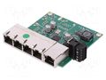 Switch Ethernet; unmanaged; Number of ports: 5; 5÷30VDC; RJ45; SW BRAINBOXES SW-105