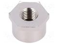 Nut; with earthing; M12; brass; nickel; 24mm; -70÷200°C; Pitch: 1.5 LAPP LP-54110839